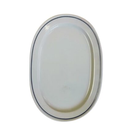 FUENTE OVAL PORCELANA 32CM FILO AZUL PORVASAL
